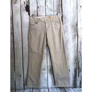 Anthropologie Pilcro Beige Low Rise Straight Jeans